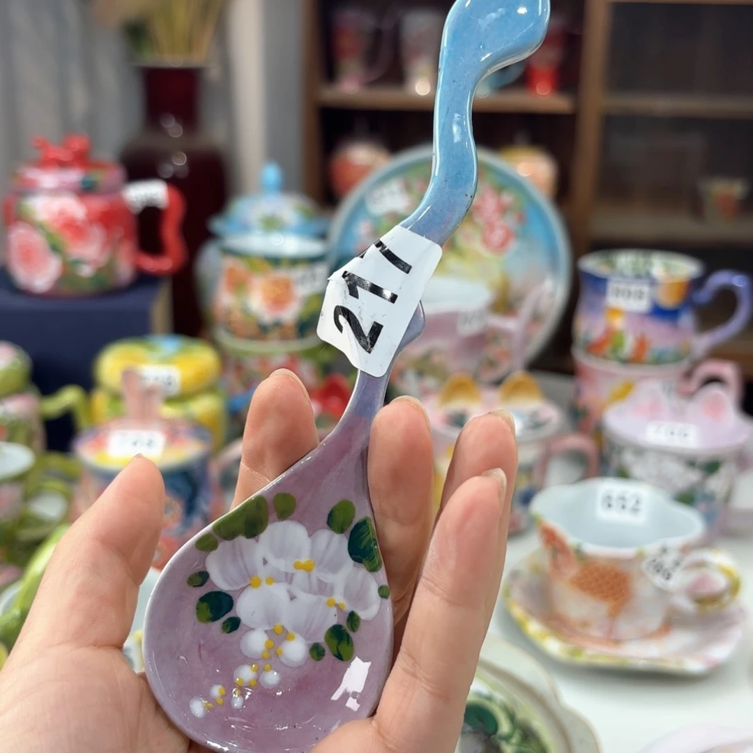 景德镇手绘高温釉下彩陶瓷茶具