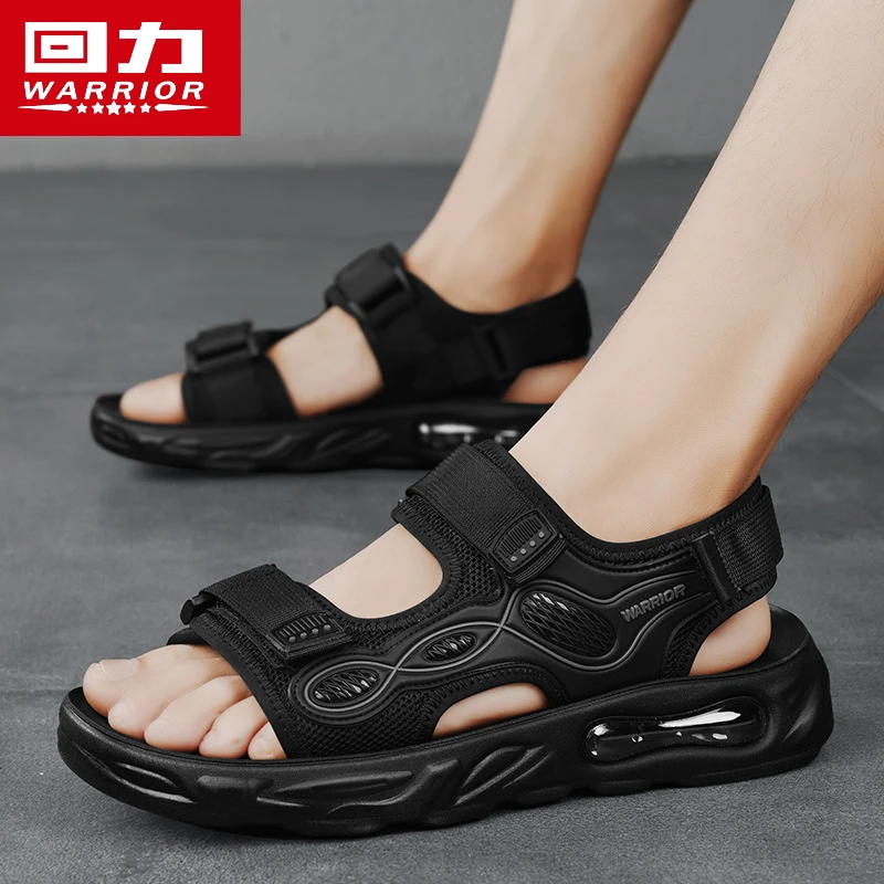 回力凉鞋青少年秋季薄款轻便透气海边沙滩鞋防滑外穿厚底时尚凉拖