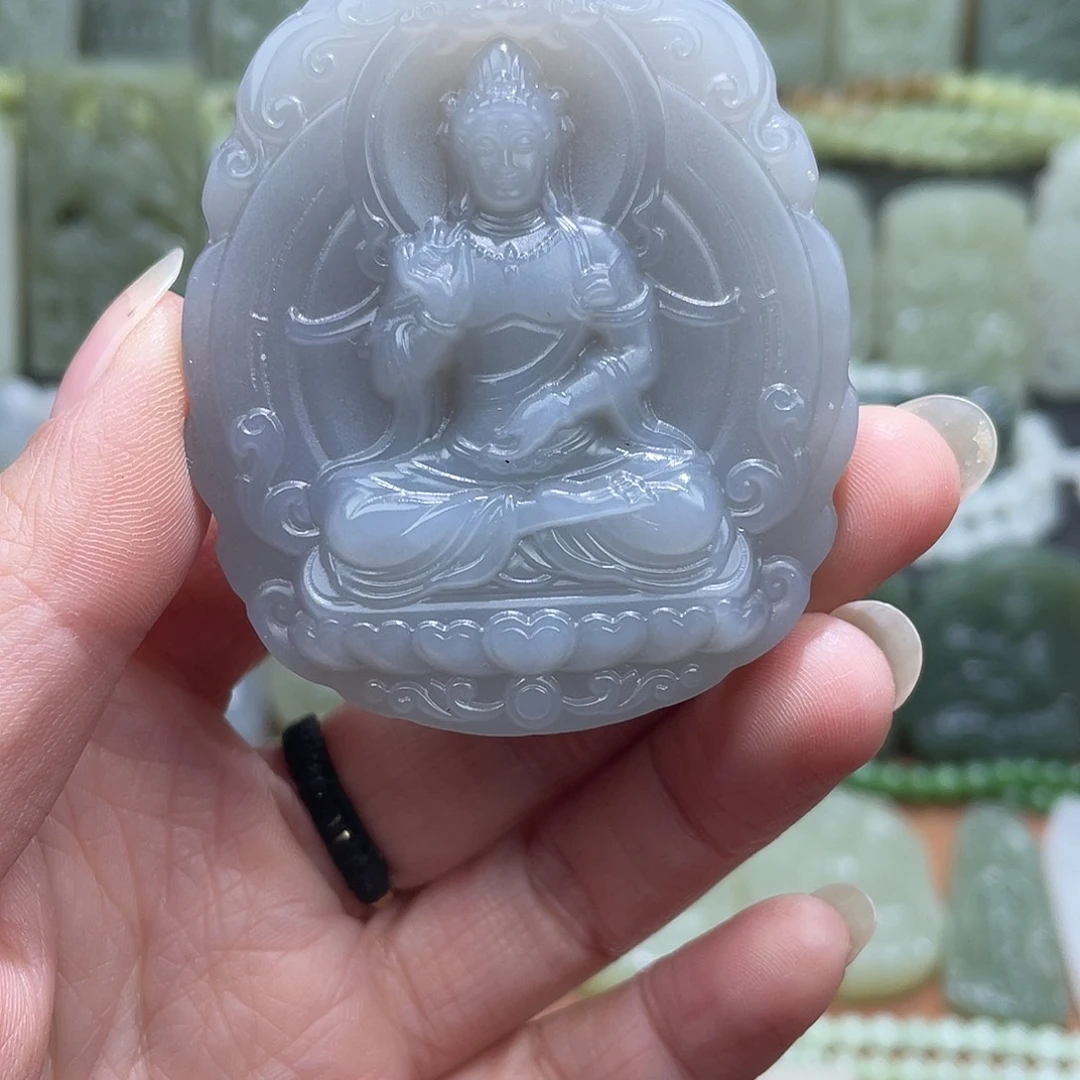 和田玉未镶嵌吊坠(不含链)
