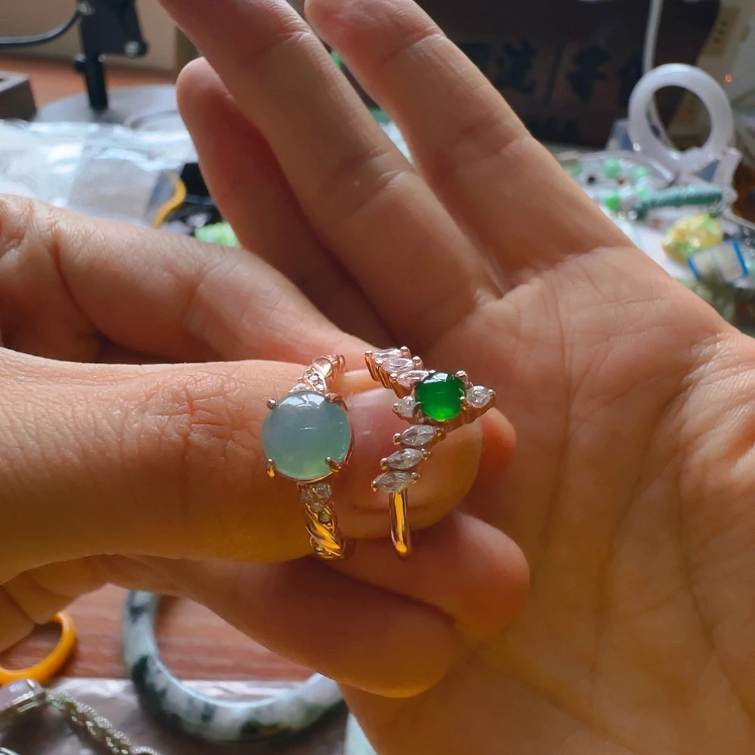 山***骨翡翠未镶嵌颈饰翡翠80