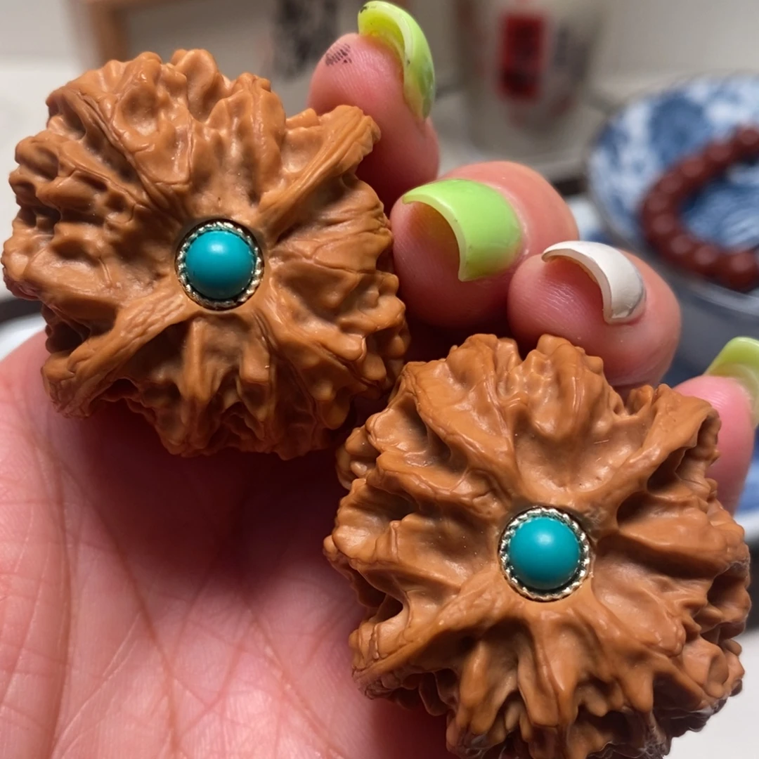 把件文玩核桃41尺苹果园狮子头