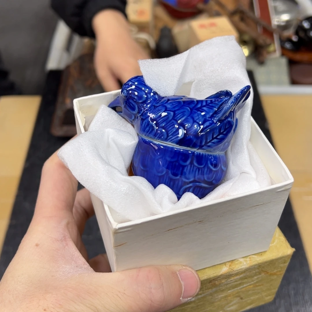 陶瓷日本中古工艺品摆件