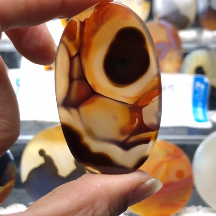 合金玛瑙/玉髓珠宝奇石142有瑕