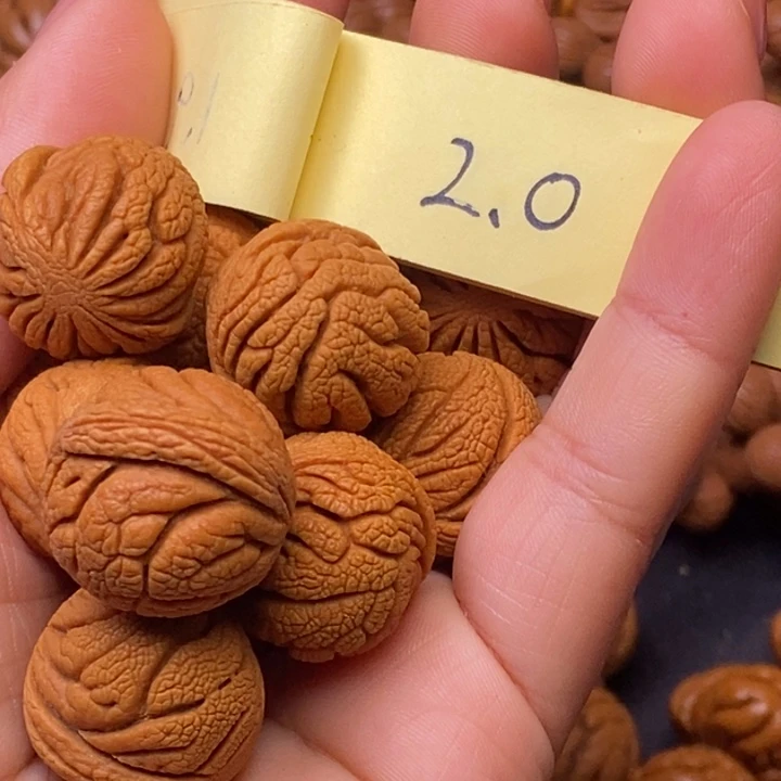 小***货秦岭龙纹桃核19颗