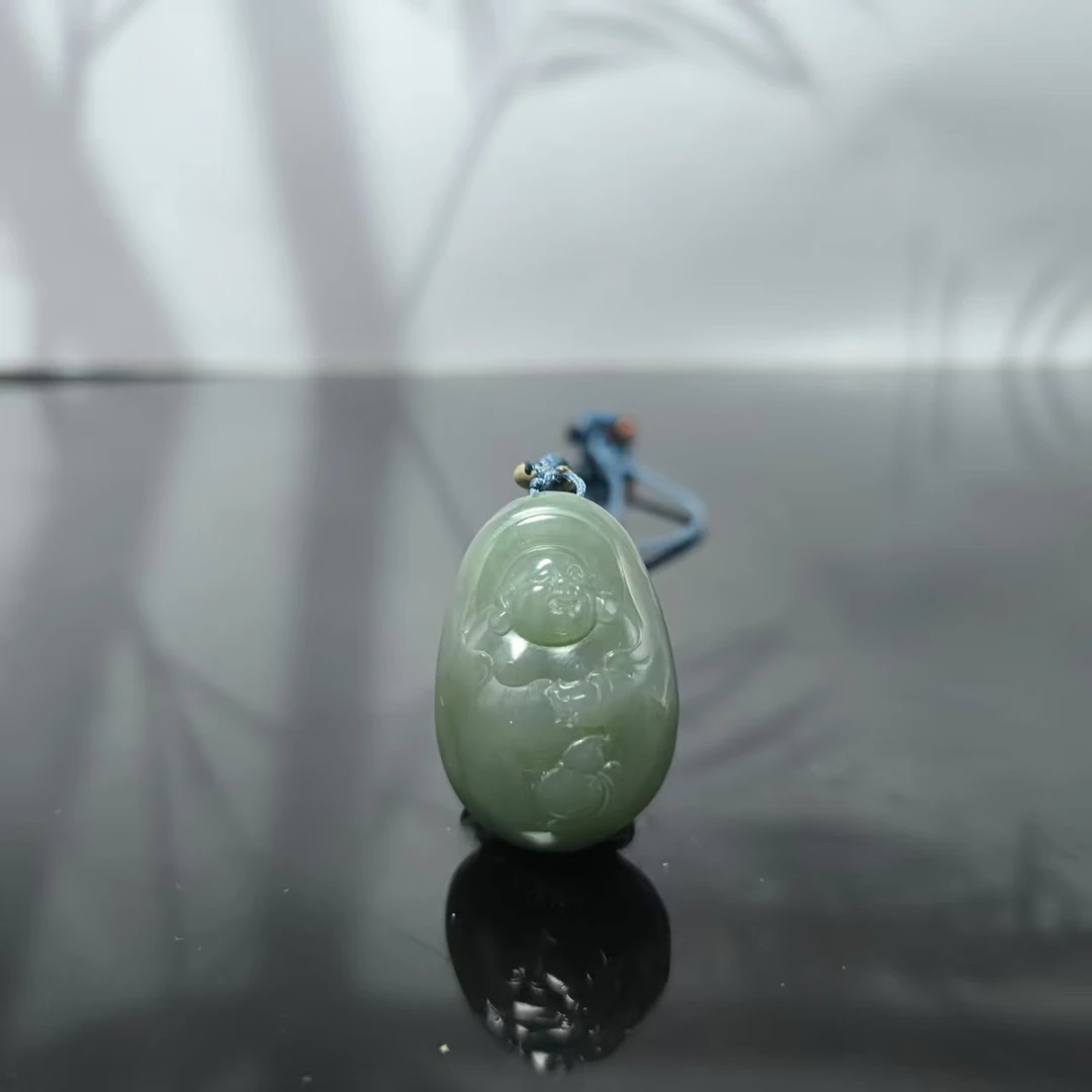 U和田玉佛公吊坠0900