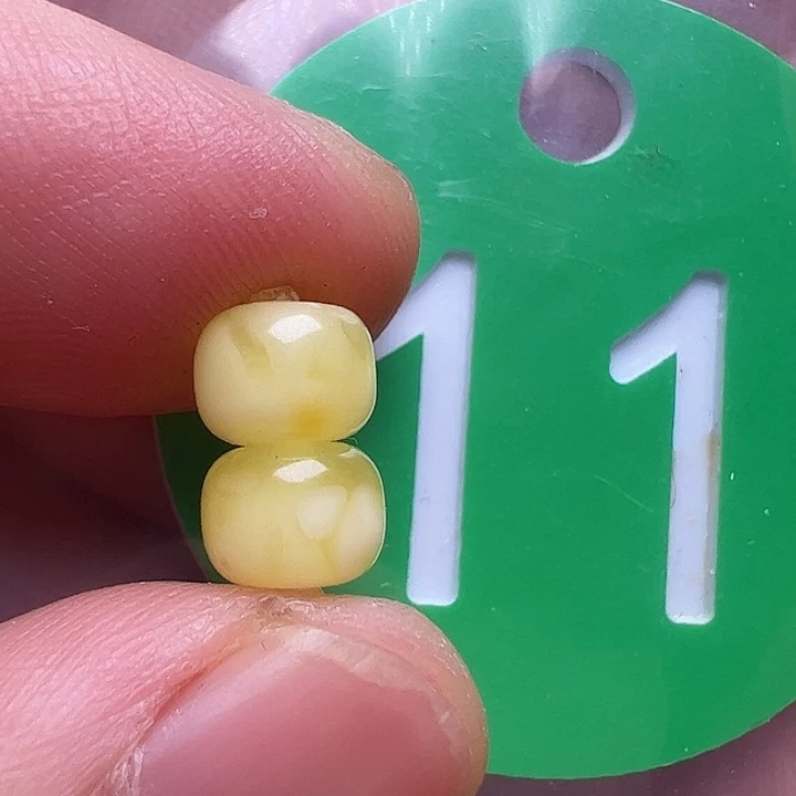 未镶嵌蜜蜡裸石6.4m m