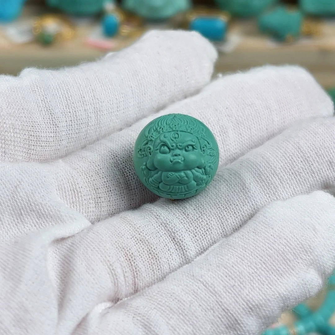 未镶嵌绿松石黑天