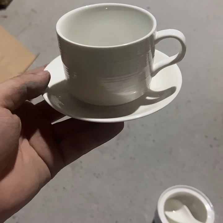咖啡杯带底碟陶瓷的