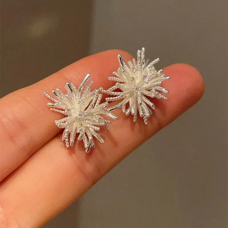 铜合金耳饰 HYLADIESWEAR  『潮流必备』高级感超闪耳饰