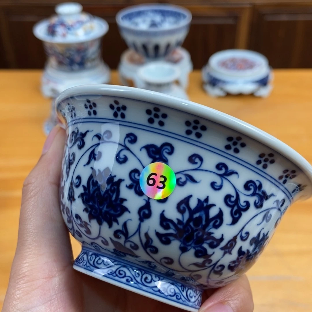 手绘现代茶具非古董
