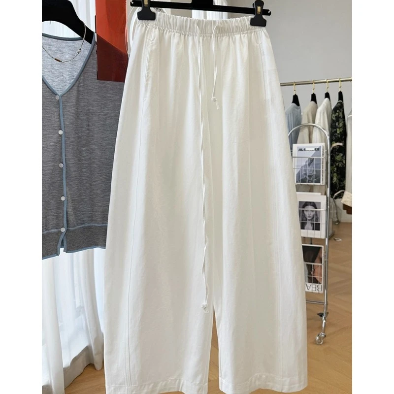 K00840今年流行的梧桐裤女夏季薄款休闲裤慵懒风松弛感裤子气球裤