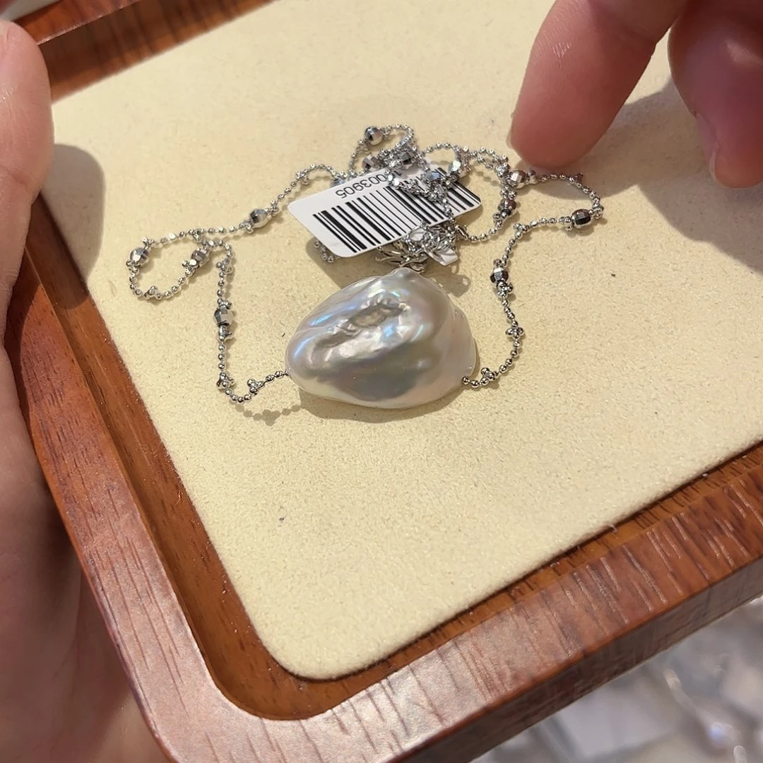 合金淡水珍珠耳饰