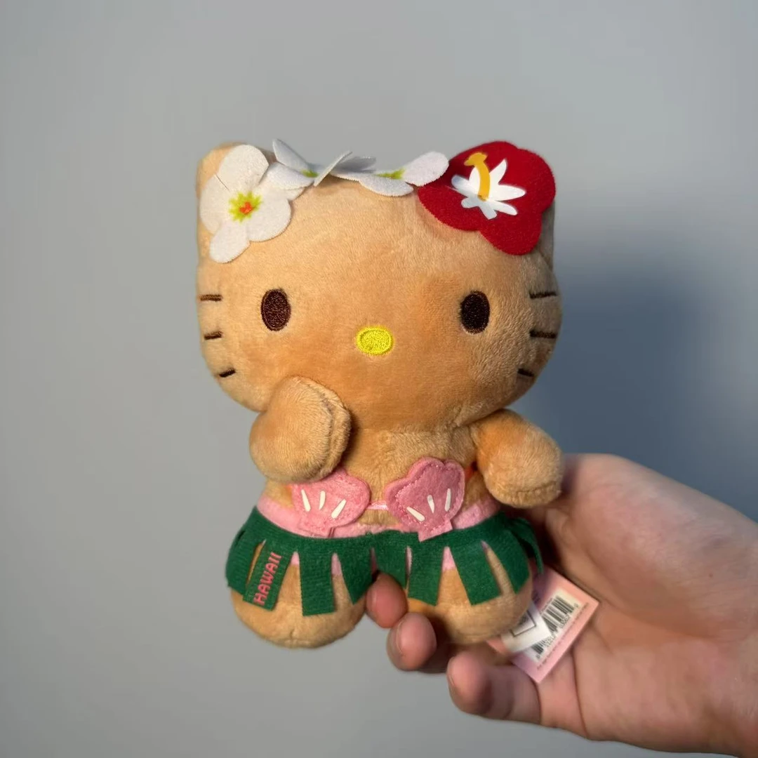 【美版限定】HelloKitty  夏威夷草裙 玩偶猫潮玩公仔