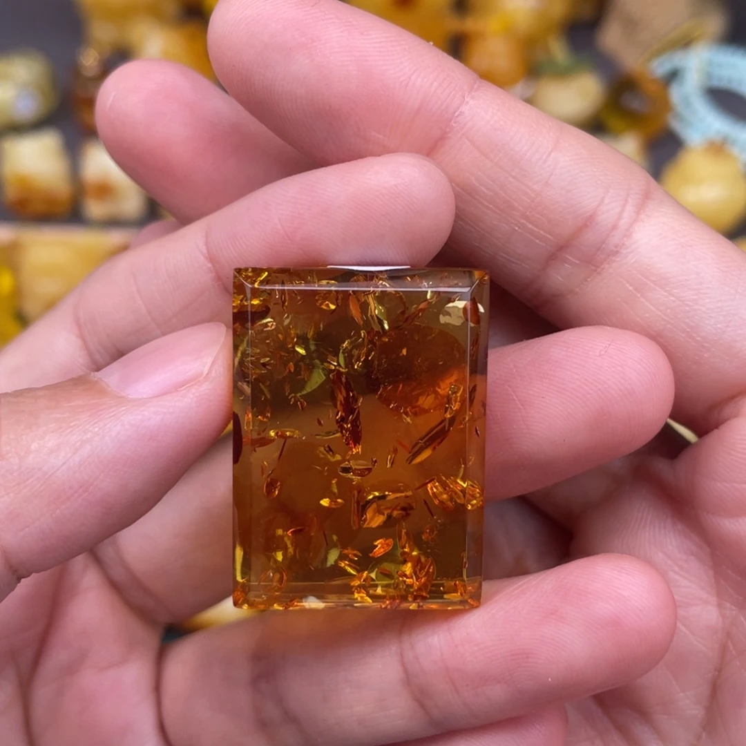 裸石琥珀未镶嵌蜜蜡