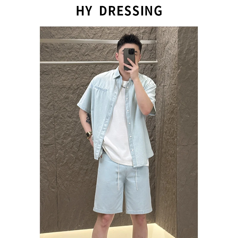 【HY穿搭】夏季休闲时尚宽松帅气凉感亲肤潮流休闲短裤1028