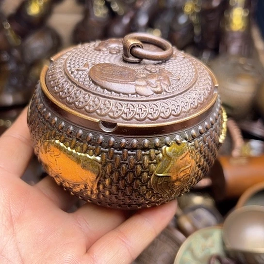 铜制工艺把玩摆件