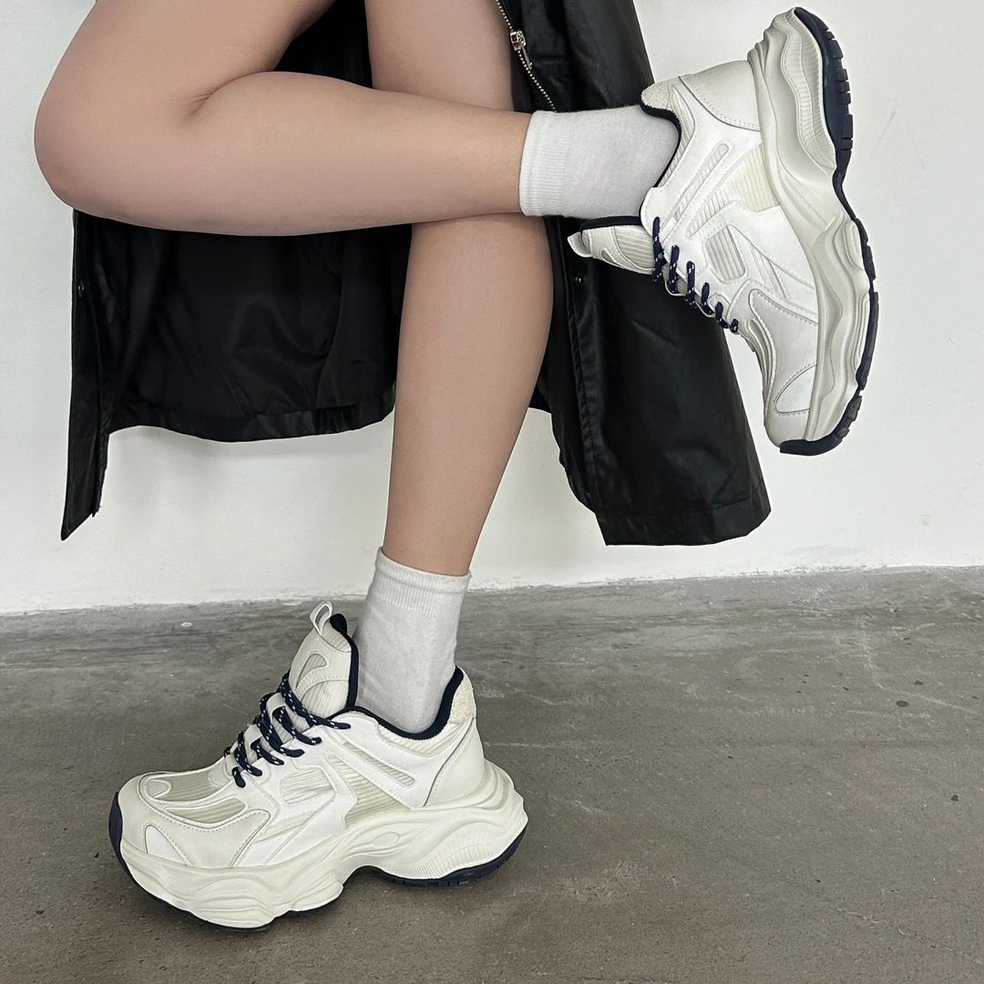 A799-30 SGIRL TWTW2026早春新款休闲百搭老爹鞋简约风运动休闲鞋