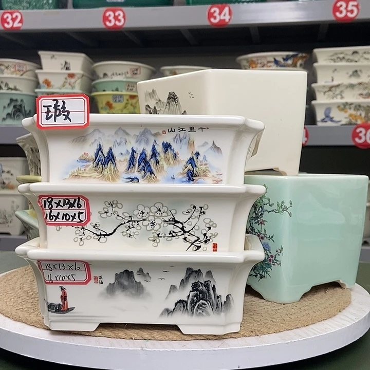 紫砂宜兴紫砂花盆