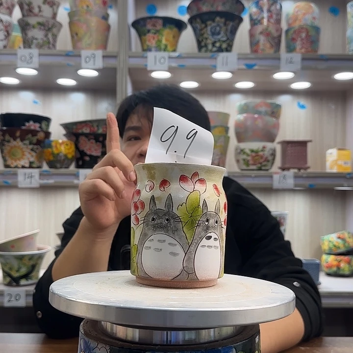 花盆紫砂瑕疵瑕疵9.9