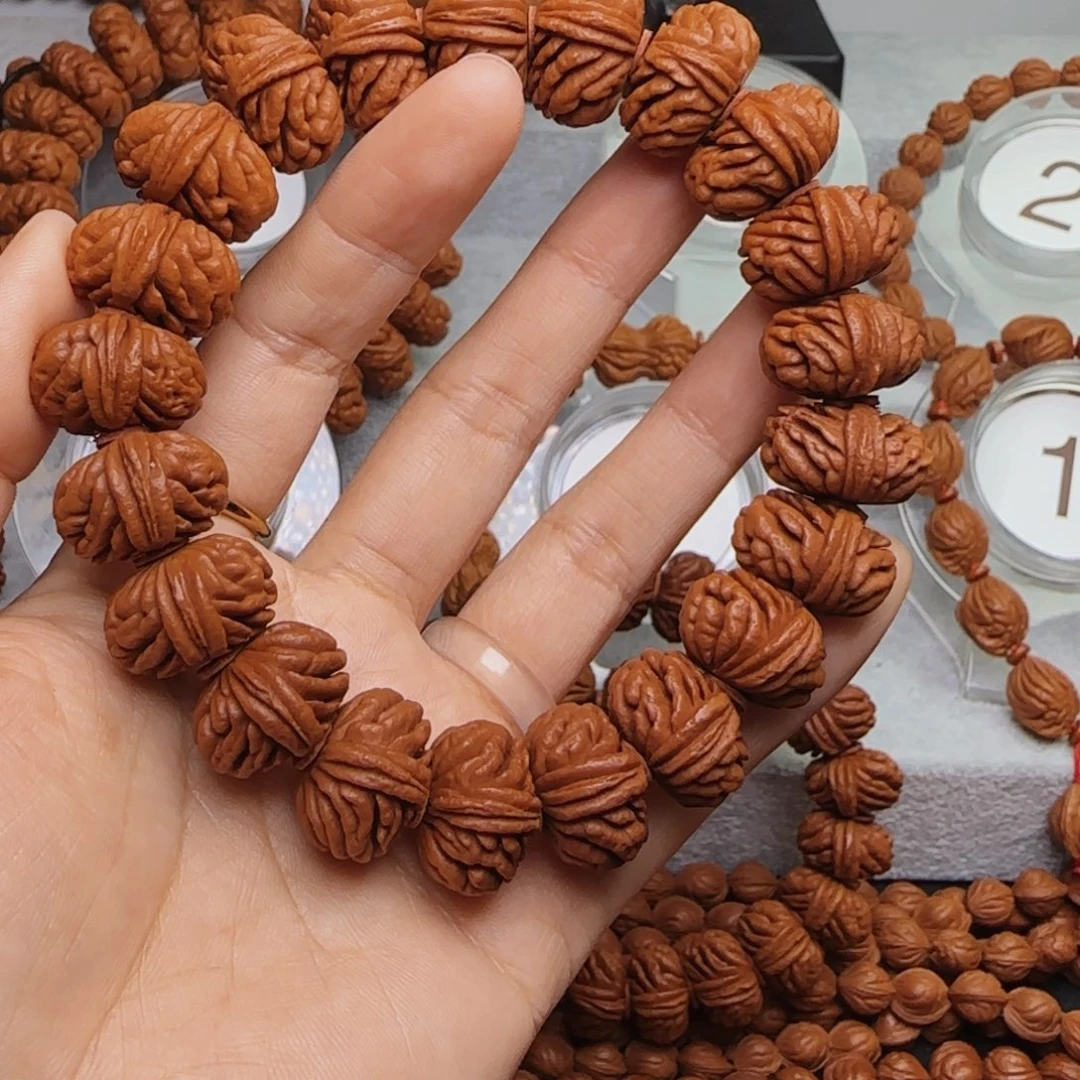 桃核手串龙纹桃核