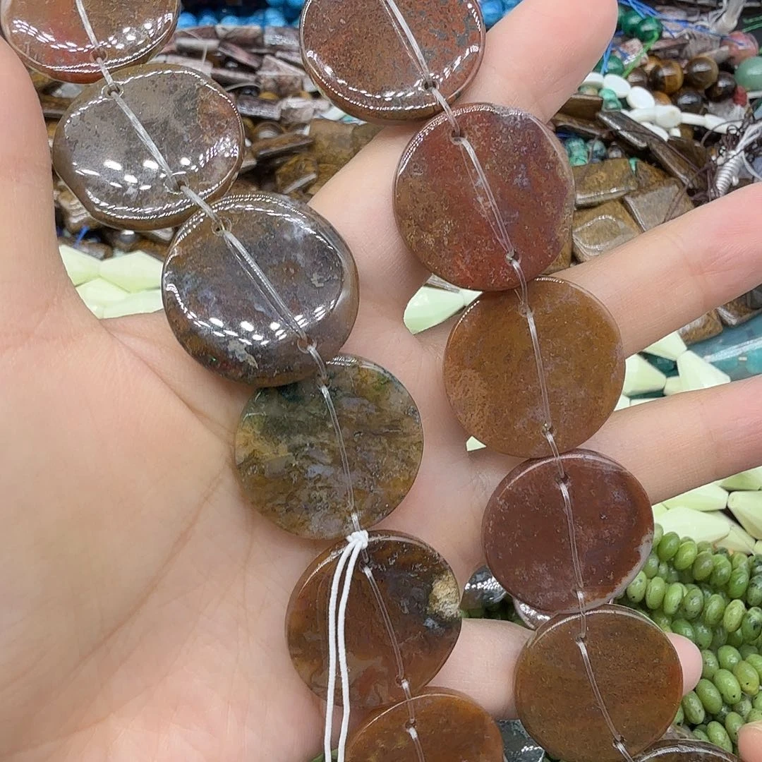 水晶未镶嵌珠宝半成品卡25水草玛恼双扣款一条