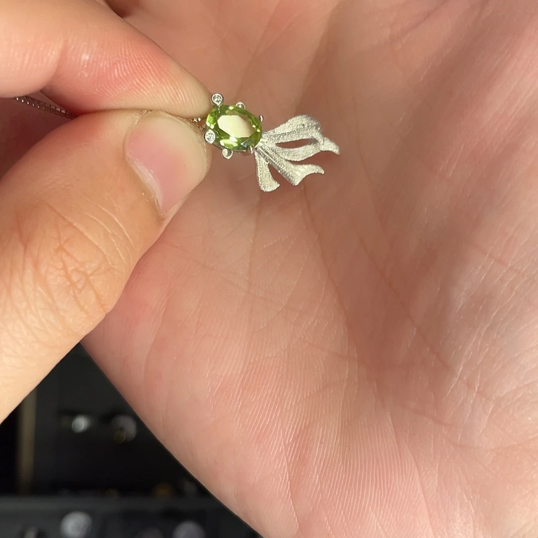 吊坠925银羽毛不带证链接