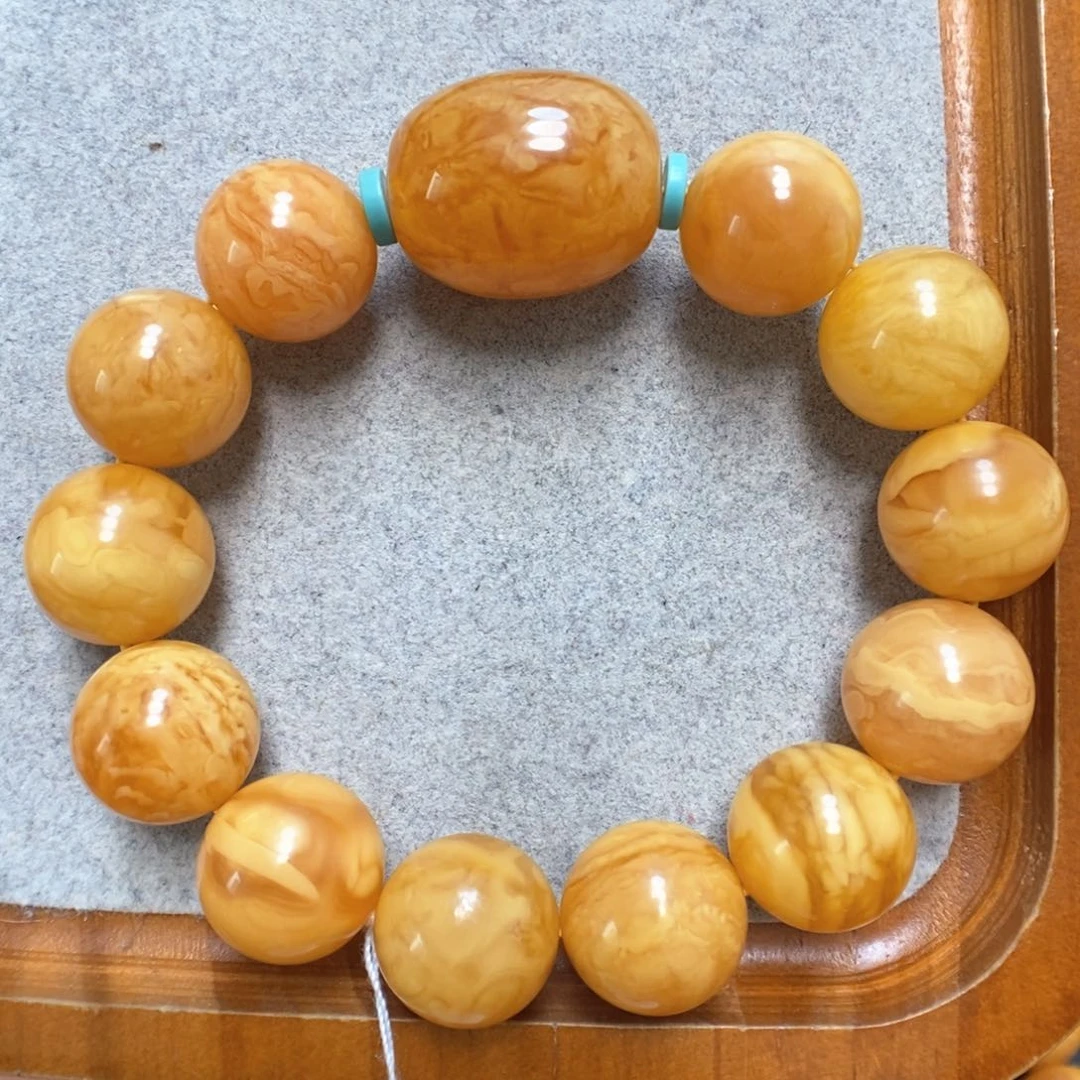 蜜蜡手串未镶嵌蜜蜡手串