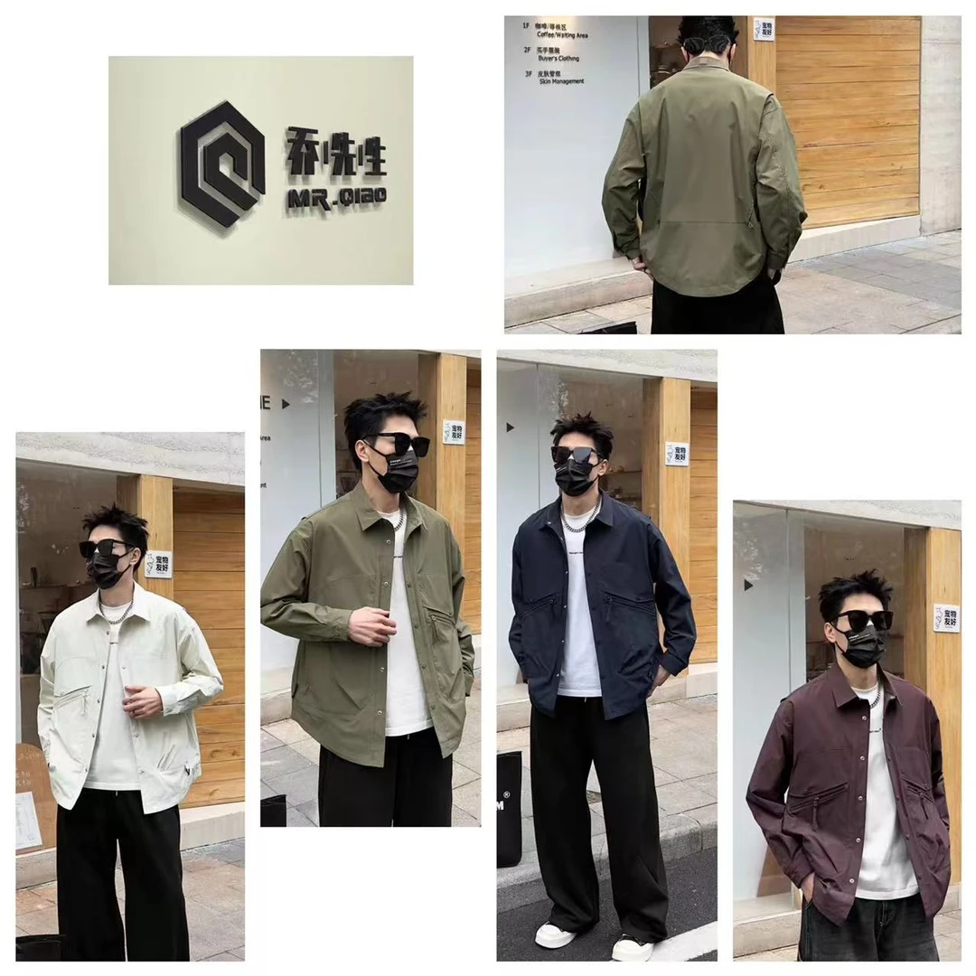 【主播专享】高级感时尚翻领夹克外套-2516