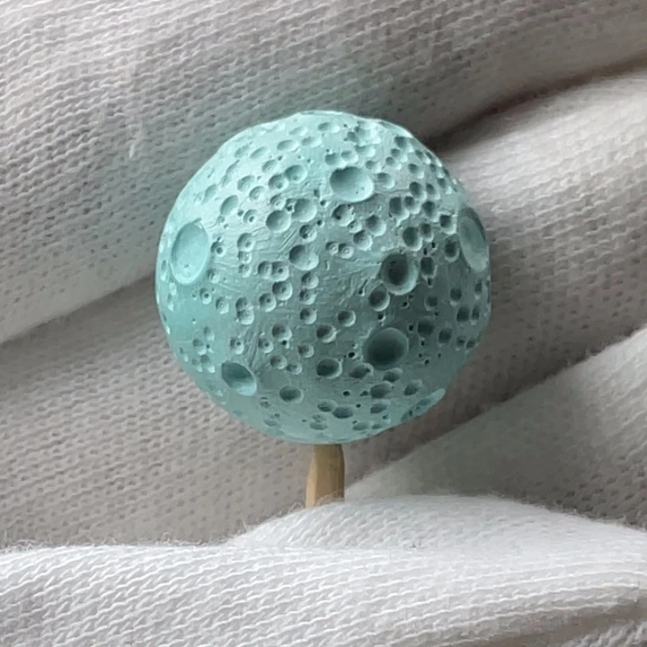 绿松石未镶嵌锁骨珠