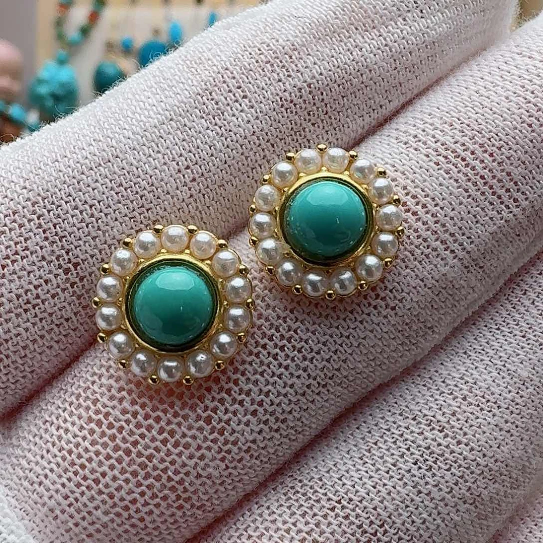 绿松石珠宝奇石未镶嵌