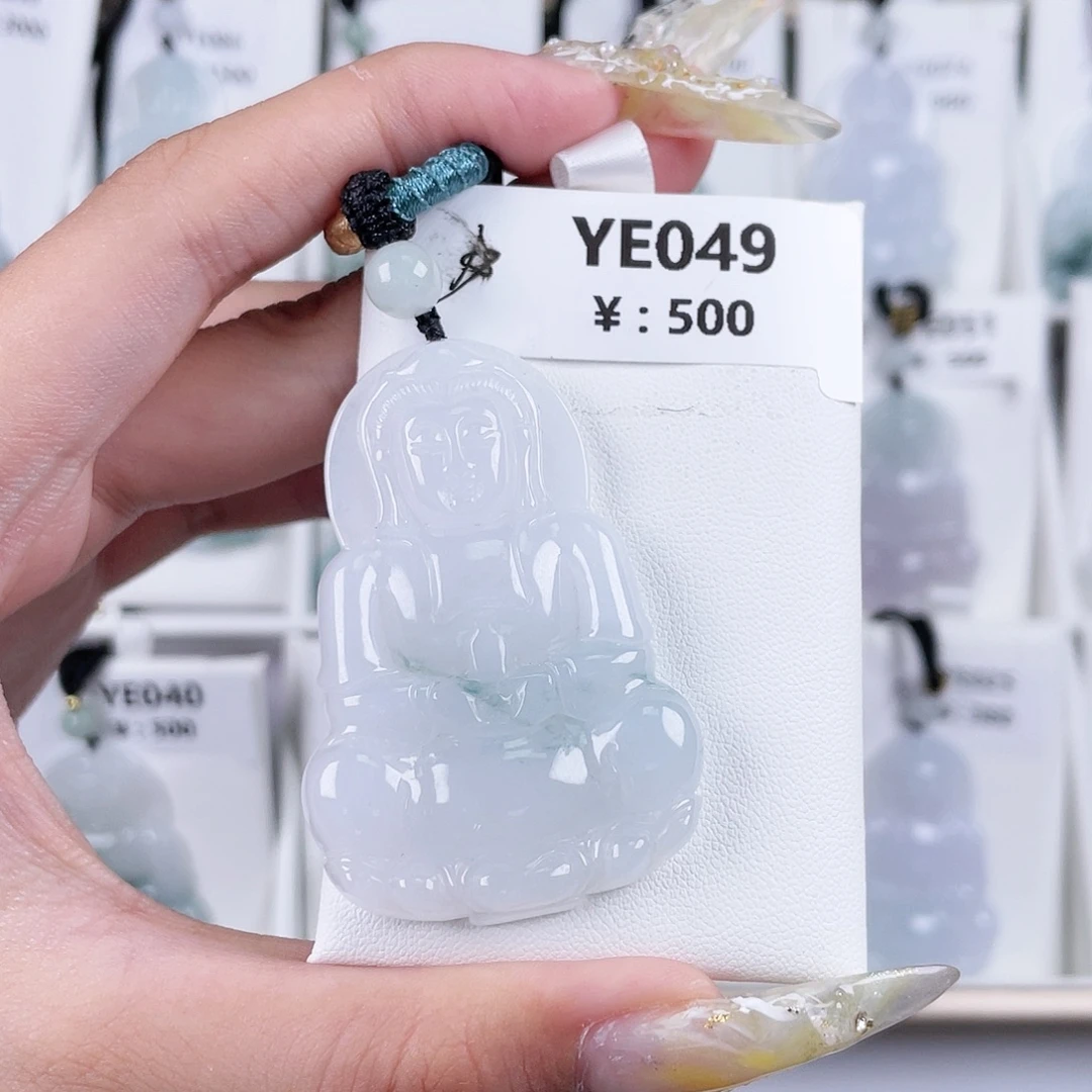 翡翠未镶嵌颈饰YE049