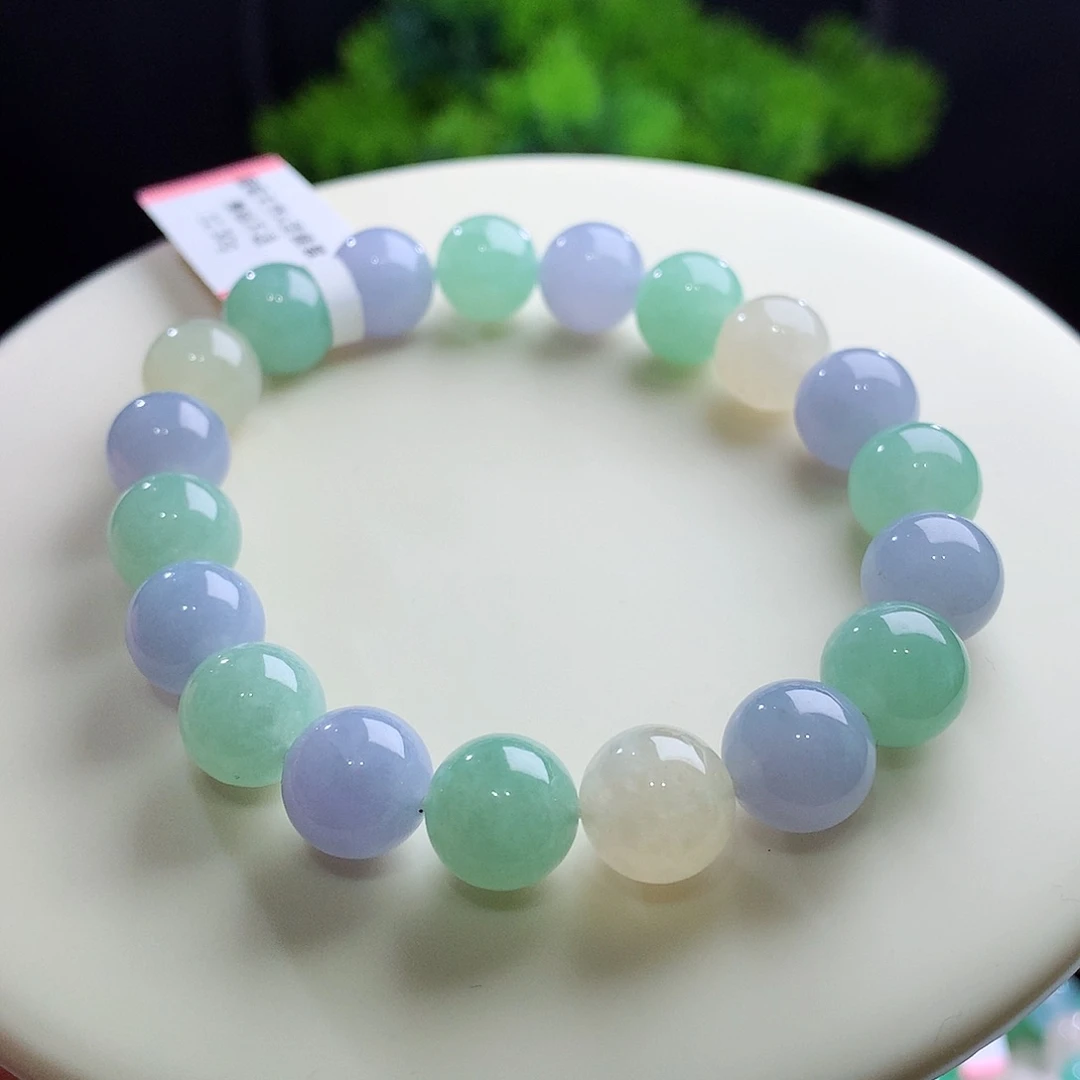 未镶嵌手串翡翠卡10mm