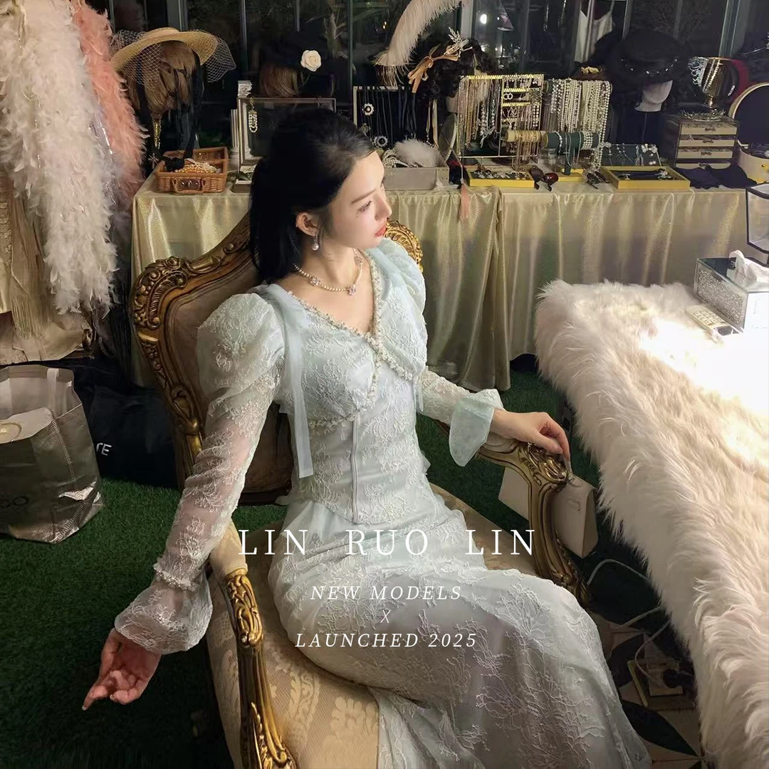 LRL【薄荷柔纱】原创设计法式碎花套装RL13111158-RL18131109