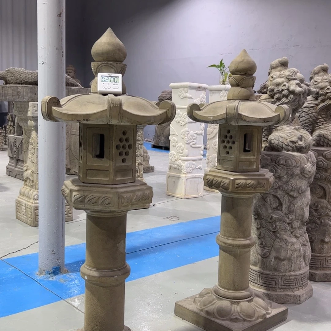 石灯黑青石不包邮