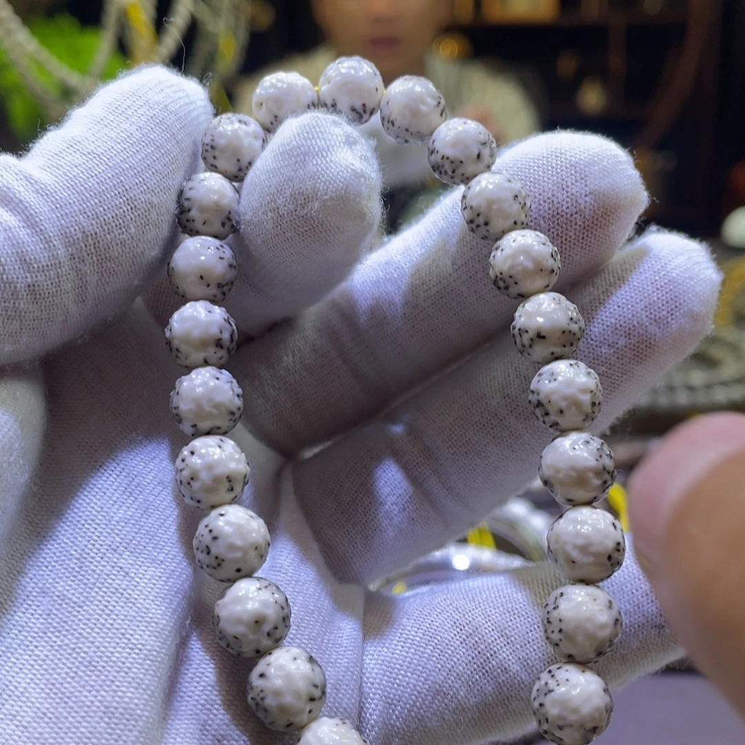 叫***好吊坠星月菩提星月菩提荔枝雕刻