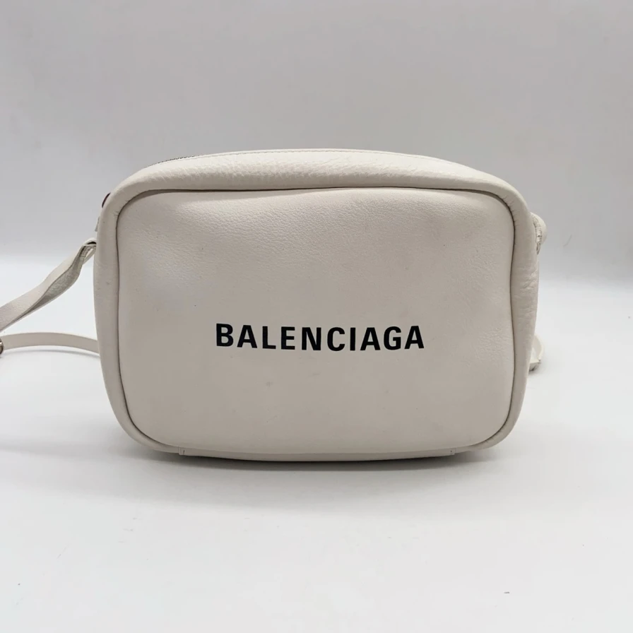 95新 Balenciaga/巴黎世家 1027 0120 巴黎世家白色相机包
