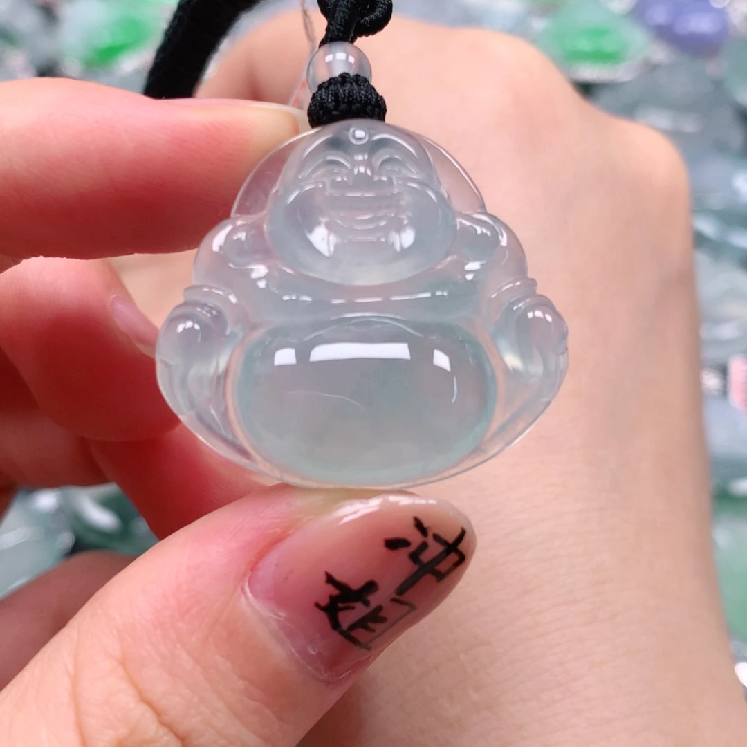 颈饰未镶嵌翡翠天然翡翠