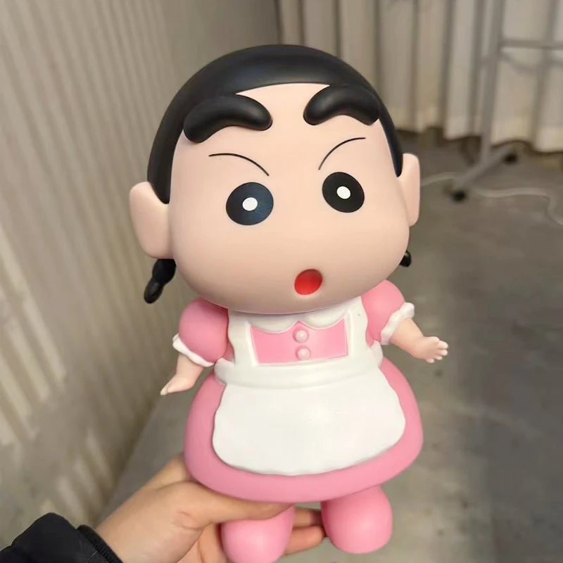 【高质量】粉色女仆蜡笔小新手办桌面摆件公仔玩偶潮流模型礼物卧室