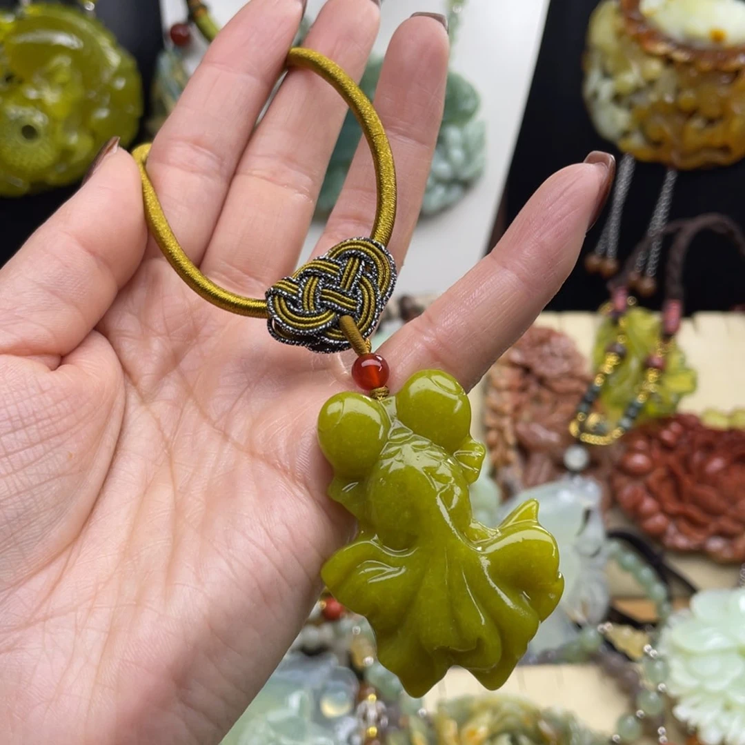 未镶嵌岫玉项链888