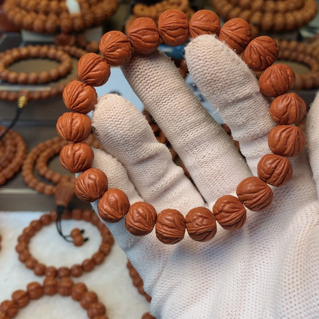 手串桃核秦岭龙纹