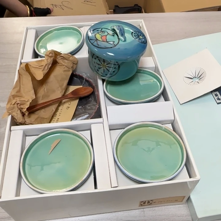 瓷片茶道具工艺品