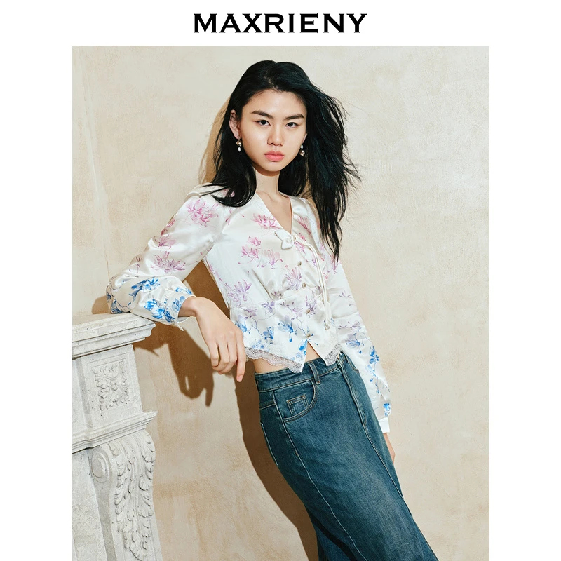 【若谷大大】MAXRIENY雪纺衫新款