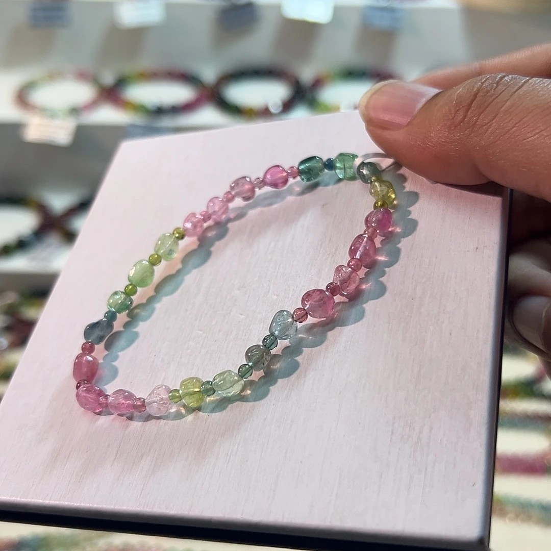 未镶嵌手链碧玺碧玺