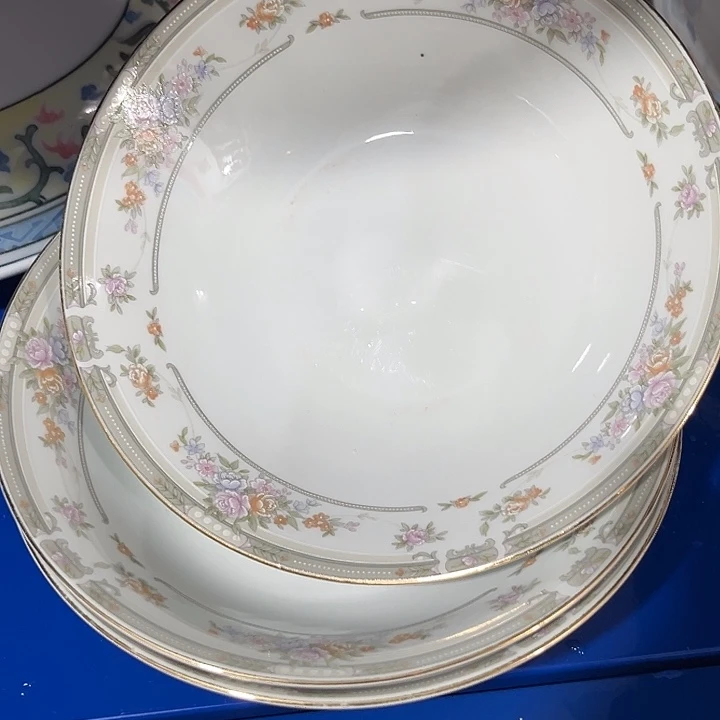 醴陵釉下五彩官窑瓷器16厘米3只