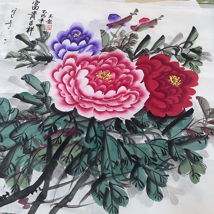 国画国画作品书法作品原稿