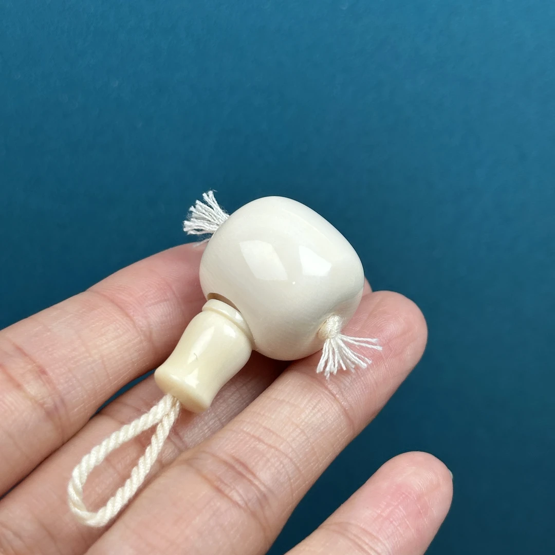 D1017天然猛犸牙藏式分体三通19*32mm支持鉴定 假一罚四