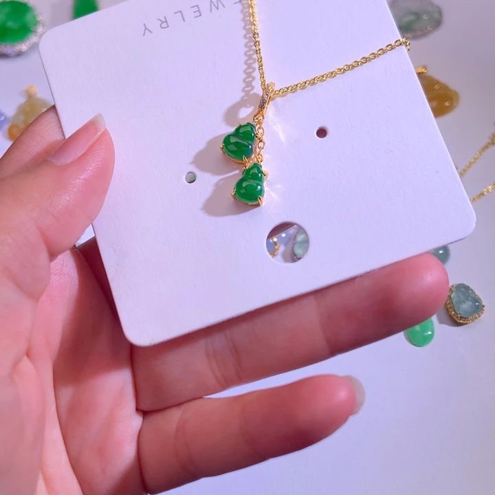 翡翠未镶嵌颈饰11111212