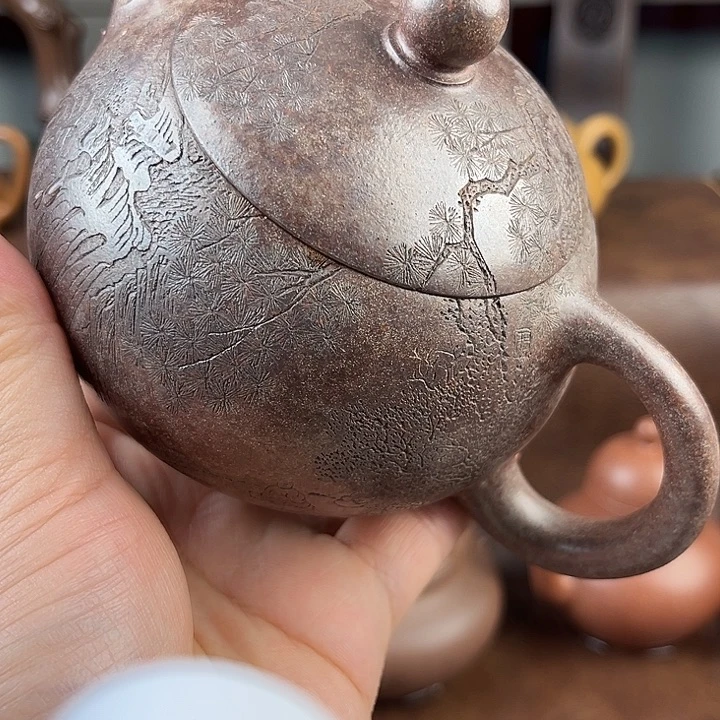 茶杯紫砂好好看看你的脸