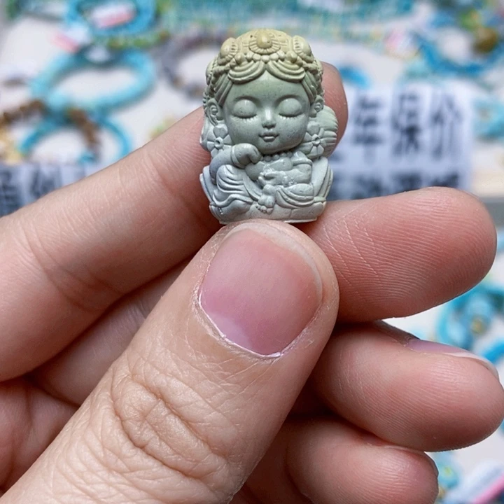 绿松石未镶嵌挂件109