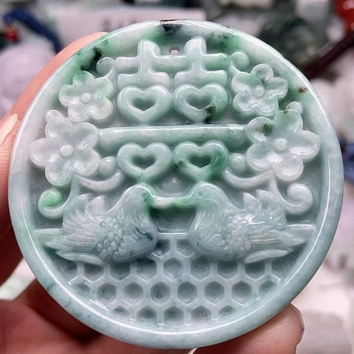 未镶嵌挂件翡翠翡翠